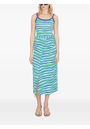 Tory Burch knit wrap skirt - Blue