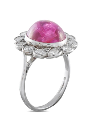 LB Exclusive ruby and diamond ring - Silver