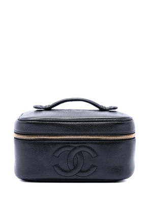CHANEL Pre-Owned 1994-1996 CC Caviar vanity bag - Black