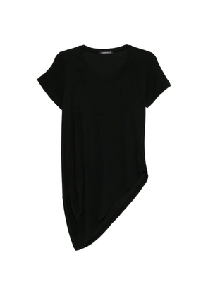 Rundholz asymmetric short-sleeve T-shirt - Black