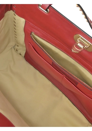Valentino Garavani Pre-Owned Rockstud leather tote bag - Red