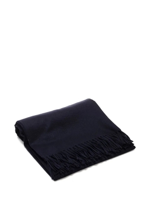 Al Duca D’Aosta 1902 fringed cashmere scarf - Blue