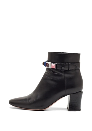 Fendi Pre-Owned studded ankle boots - Black