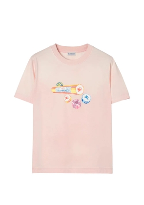Burberry candy rock cotton T-shirt - Pink
