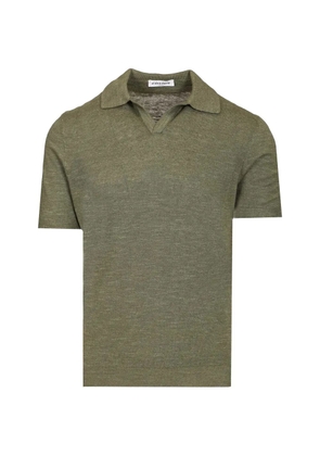 Al Duca D’Aosta 1902 fine-knit short-sleeve polo shirt - Green
