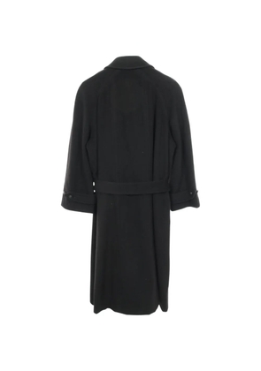 CHANEL Pre-Owned 1986-1988 Cocomark button coat - Black