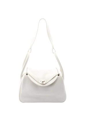 Hermès Pre-Owned 2009 26 Lindy leather shoulder bag - White