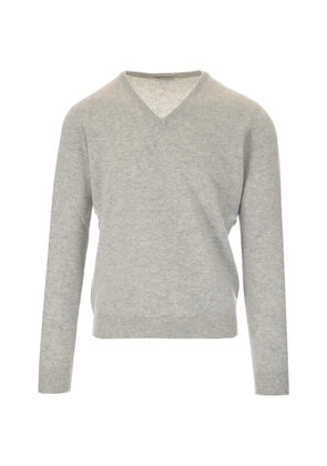 Al Duca D’Aosta 1902 V-neck ribbed-trim sweater - Grey