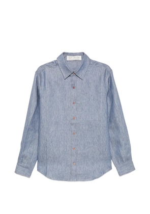 GOD'S TRUE CASHMERE denim linen shirt - Blue