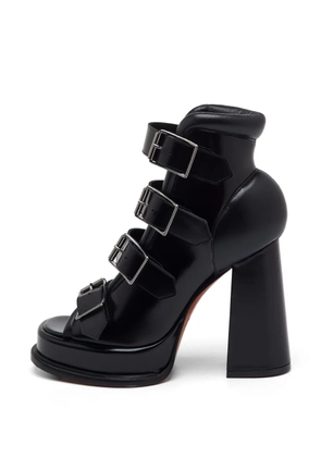 Alexander McQueen Pre-Owned Rave buckled boots - Black
