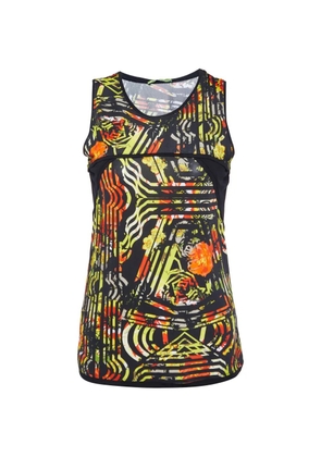 Versace Jeans Couture printed jersey tank top - Black
