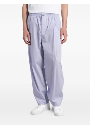Giorgio Armani elasticated pleated trousers - Purple