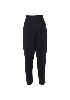 Dolce & Gabbana Pre-Owned pinstriped tapered trousers - Black
