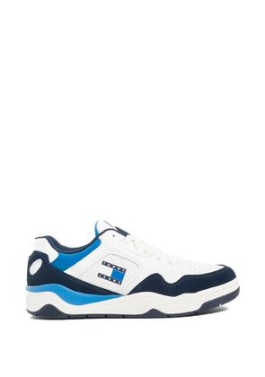 Tommy Jeans logo-patch panelled sneakers - White