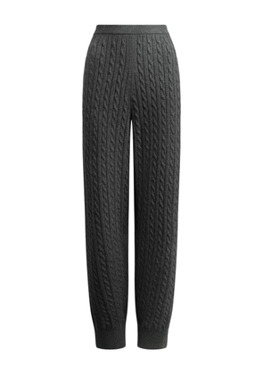 12 STOREEZ Rye cable-knit trousers - Grey