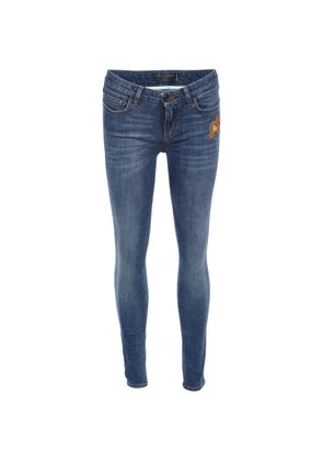 Dolce & Gabbana Pre-Owned heart-patch jeans - Blue