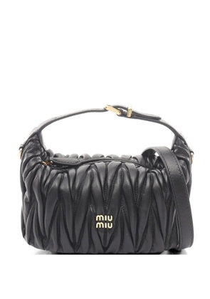 Miu Miu Pre-Owned 2020s Matelassé shoulder bag - Black