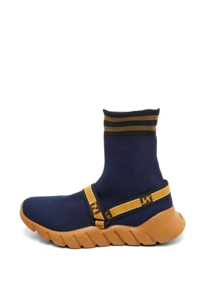 Fendi Pre-Owned high-top sock sneakers - Blue