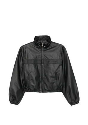 Alexander Wang zip-up leather jacket - Black