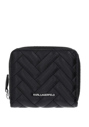 Karl Lagerfeld K/BRICK quilted wallet - Black