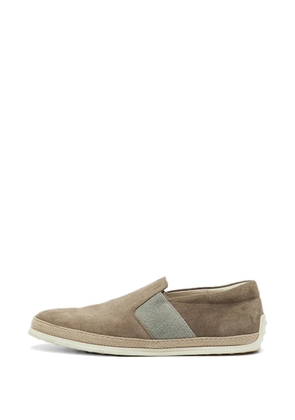 Tod's Vintage suede slip-on sneakers - Neutrals