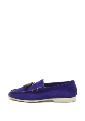 Tom Ford Vintage tassel nubuck loafers - Blue