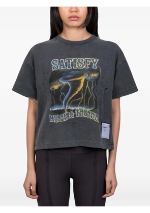 Satisfy MothTech™ graphic-print T-shirt - Grey