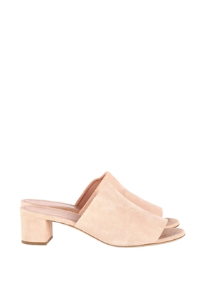 Mansur Gavriel block-heel mule sandals - Pink