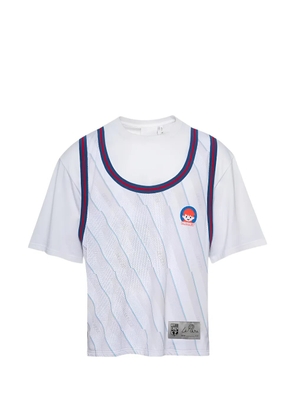 Le Pere Jock layered T-shirt - White
