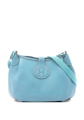 Hermès Pre-Owned 1999 leather shoulder bag - Blue