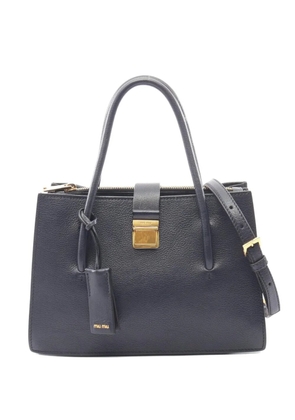 Miu Miu Pre-Owned 2010s Madras handbag - Blue