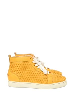 Christian Louboutin Pre-Owned Louis Spike high-top sneakers - Yellow