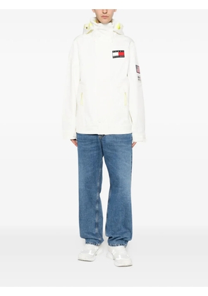 Tommy Hilfiger x US Sail GP logo-patch hooded jacket - White