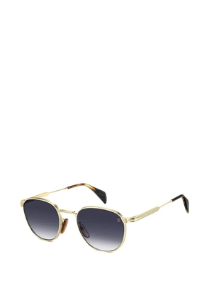 Eyewear by David Beckham geometric-frame sunglasses - Gold