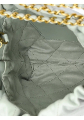 CHANEL Pre-Owned 22 Chain Hobo Quilted Calfskin Mini crossbody bag - Grey