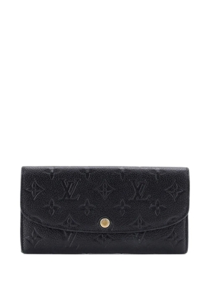 Louis Vuitton Pre-Owned Emilie Wallet Monogram Empreinte Leather small wallets - Black