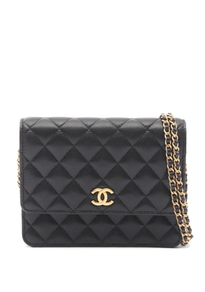 CHANEL Pre-Owned 2021s Matelassé shoulder bag - Black