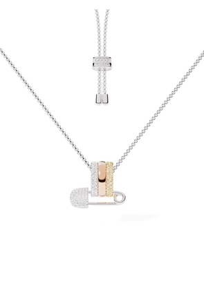 APM Monaco Morse safety-pin necklace - Silver