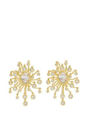 Alexis Bittar Asterales Modernist crystal-embellished earrings - Gold
