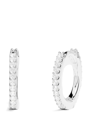 APM Monaco Promesse hoop earrings - Silver
