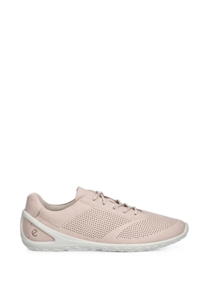 ECCO Biom Lite perforated leather sneakers - Pink
