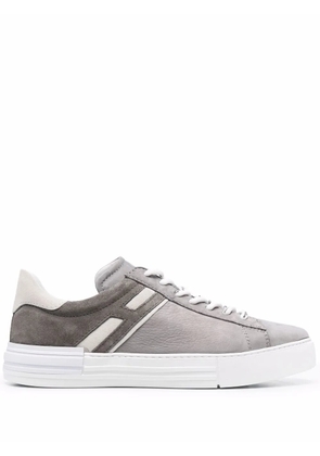 Hogan panelled low-top sneakers - Grey