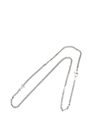 Louis Vuitton Pre-Owned 2025 Palladium Plated LV Yours Chain Necklace costume necklace - Silver