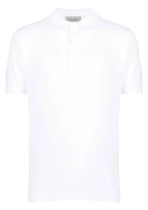 John Smedley short-sleeve polo shirt - White