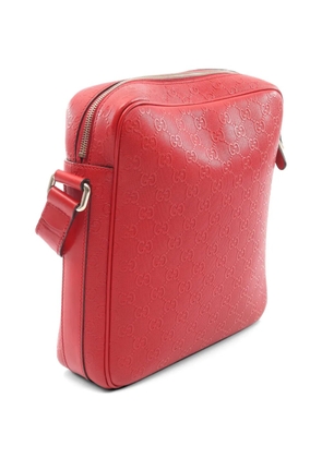 Gucci Pre-Owned 2010s Diamante leather shoulder bag - Red
