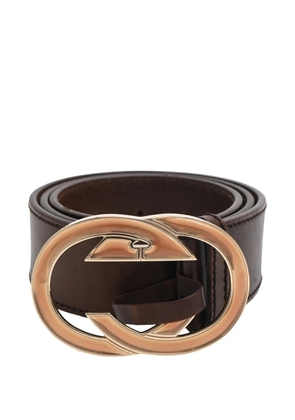 Gucci Pre-Owned Double G logo belt - Brown