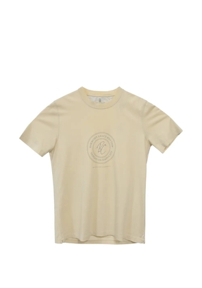 Brunello Cucinelli Vintage logo-print T-shirt - Neutrals