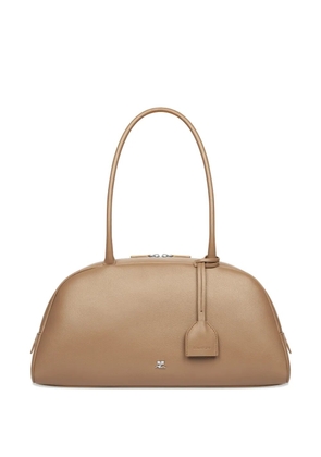 Courrèges Monday leather shoulder bag - Neutrals