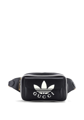 Gucci Pre-Owned x adidas Zip Leather belt bag - Black