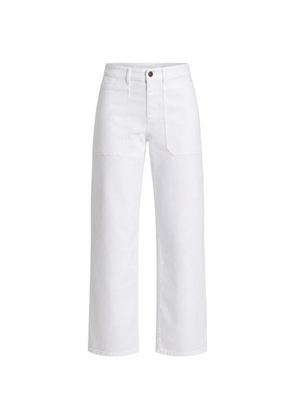 CIGALA'S Crop Fatigue straight-leg jeans - White